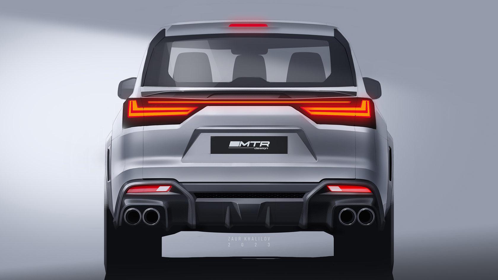 Эскизы обвеса для Lexus LX